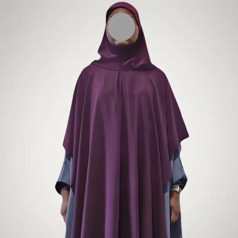 Lightweight everyday hijab with cascade drape – Rawān collection